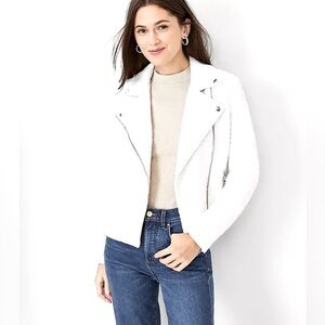 Ann Taylor Tweed Moto Jacket